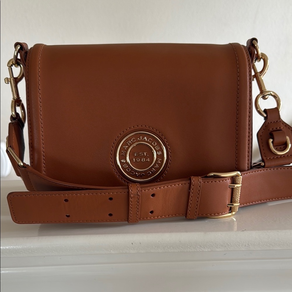 Marc Jacobs Brown Leather Crossbody Bag